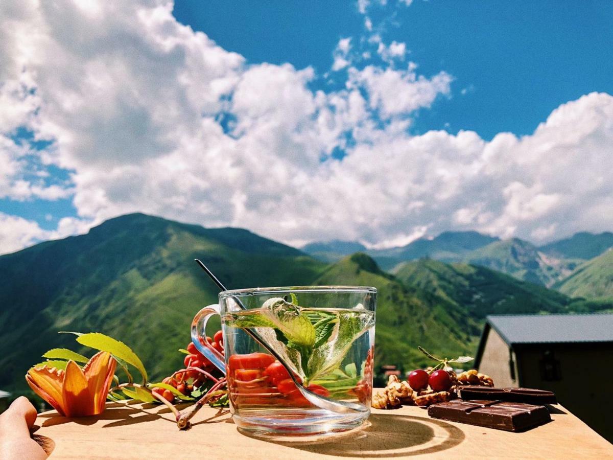 Elsada Hotel Kazbegi Bagian luar foto